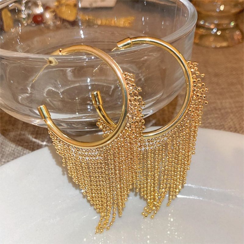 Tassel Earrings Boho - 태슬 귀걸이 패션 트렌드 귀걸이, 보헤미안