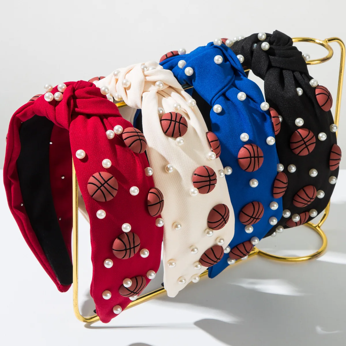 Women Accessories Sale - 핫세일 패션 스포츠 농구 진주 헤어밴드