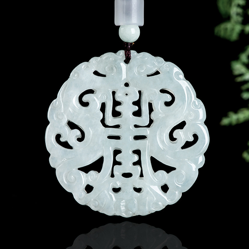 Women Accessories Jewelry - 버마산 경옥 드래곤 펜던트 목걸이 여성용