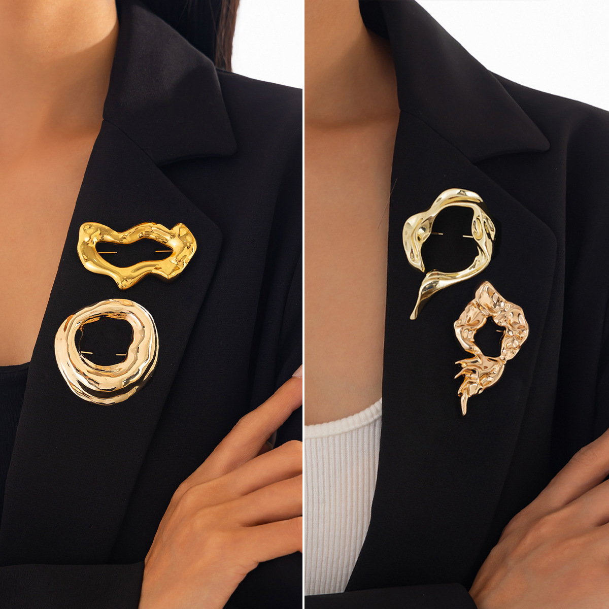 Women Accessories Jewelry - 여성을위한 새로운 패션 불규칙한 브로치 유행