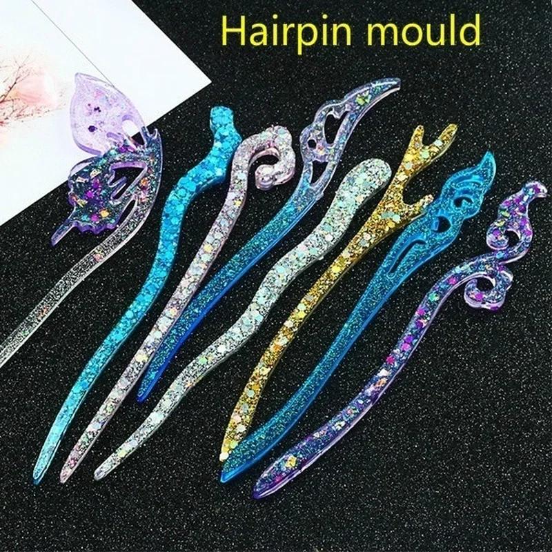 Pearl Hair Pin - 새로운 투명 머리핀 실리콘 특수 금형