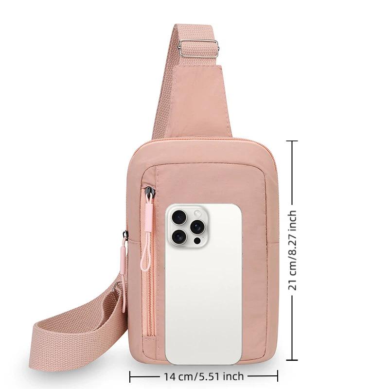 Women Accessories Pouch - 미니 슬링백 스타일리시한 크로스바디 체스트 백팩
