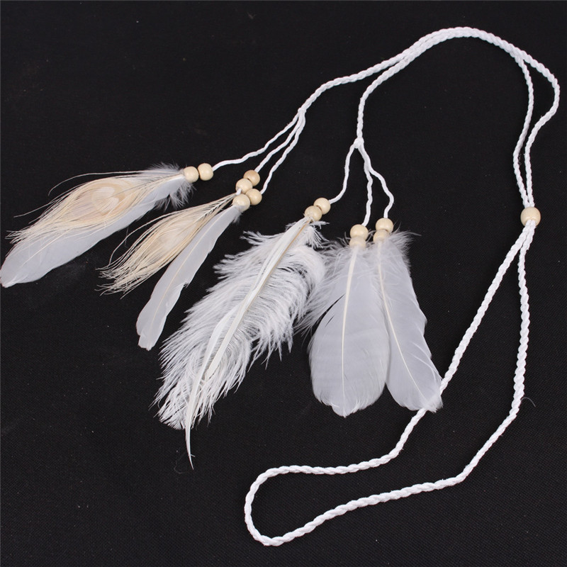 인도 흰 깃털 머리띠 머리 장식 헤어 로프 모자를 쓰고 - Women Accessories India 리뷰 및 가격