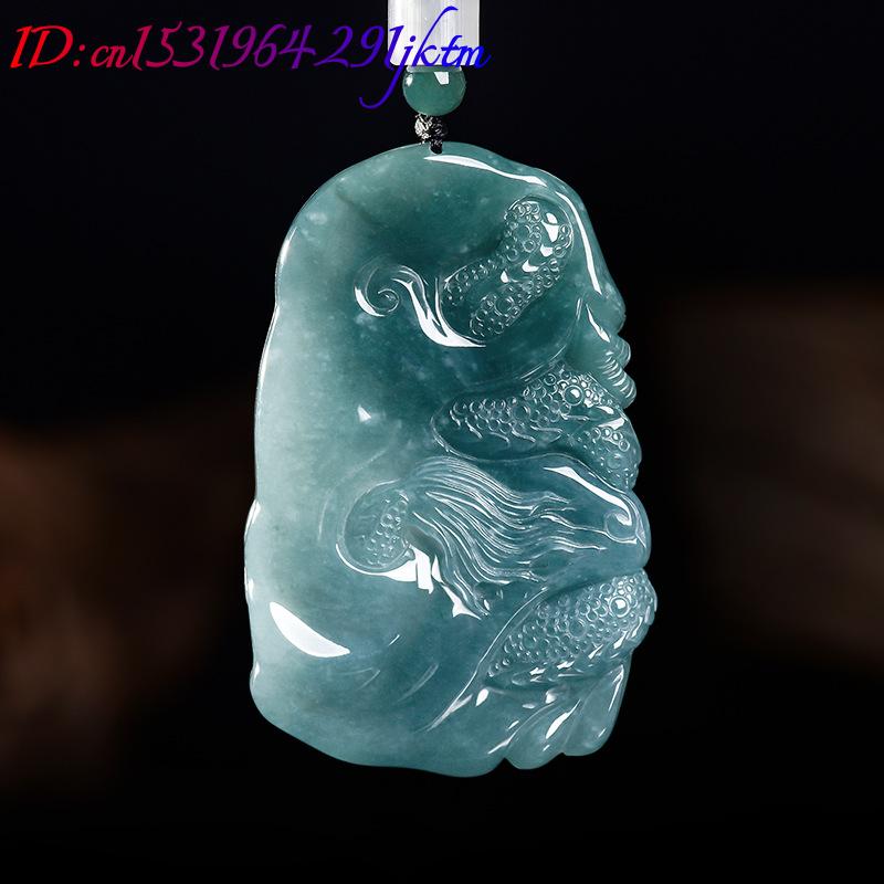 천연 버마산 경옥 드래곤 펜던트 목걸이 럭셔리 주얼리  - Women Accessories Jewelry 리뷰 및 가격