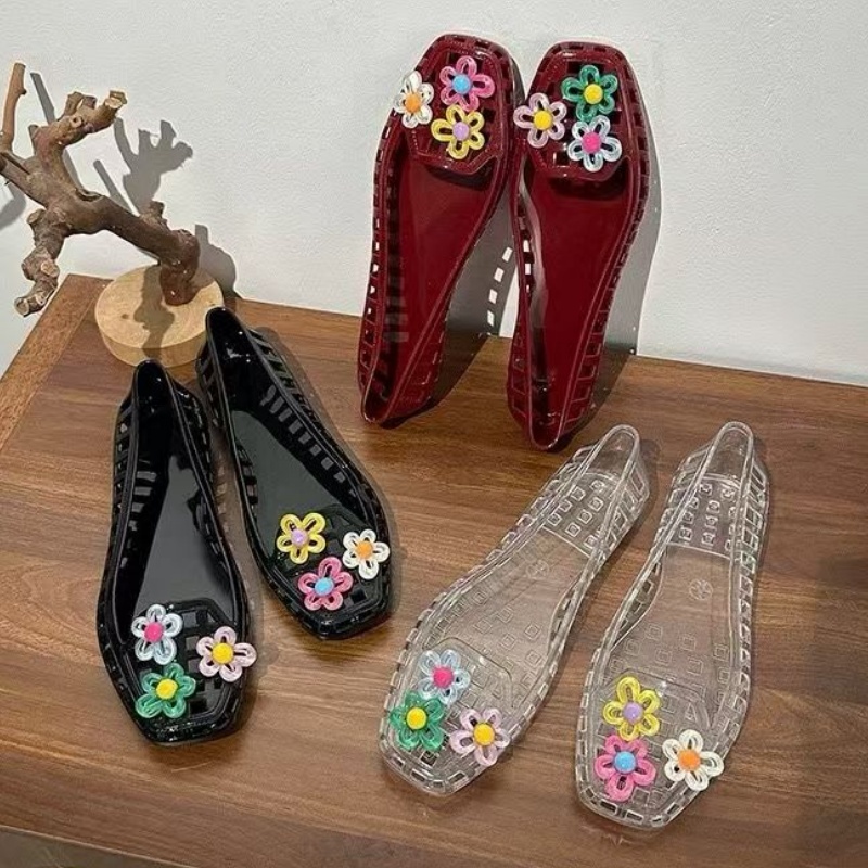 속이 빈 귀여운 도파민 슈즈 시크 핸드메이드 플라워 젤 - Women Accessories Trendy 리뷰 및 가격