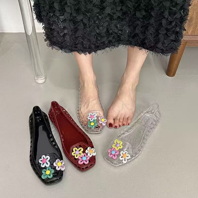 속이 빈 귀여운 도파민 슈즈 시크 핸드메이드 플라워 젤 - Women Accessories Trendy 리뷰 및 가격