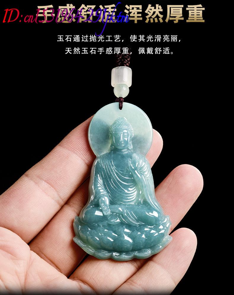 천연 버마산 비취 불상 펜던트 목걸이 패션 진짜 옥 보 - Women Accessories Jewelry 리뷰 및 가격