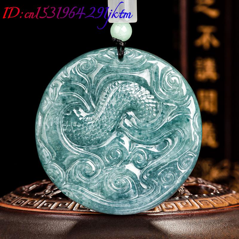 버마산 경옥 드래곤 펜던트 목걸이 여성용 선물 패션 액 - Women Accessories Jewelry 리뷰 및 가격
