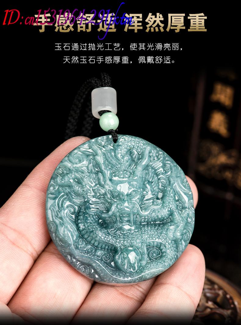 버마산 경옥 드래곤 펜던트 목걸이 여성용 선물 패션 액 - Women Accessories Jewelry 리뷰 및 가격