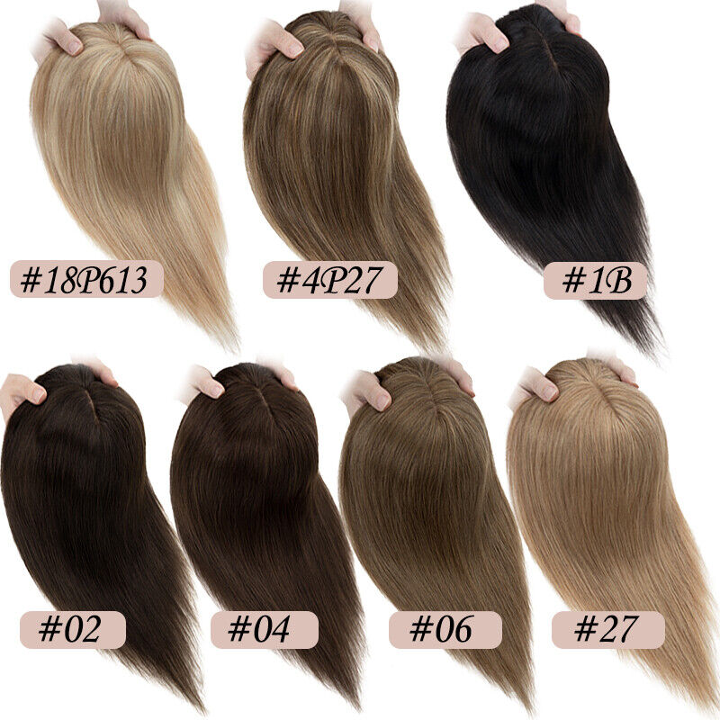 여성용 Toupee 실크 베이스 토퍼 클립, 실제 인모 - Women Accessories India 리뷰 및 가격