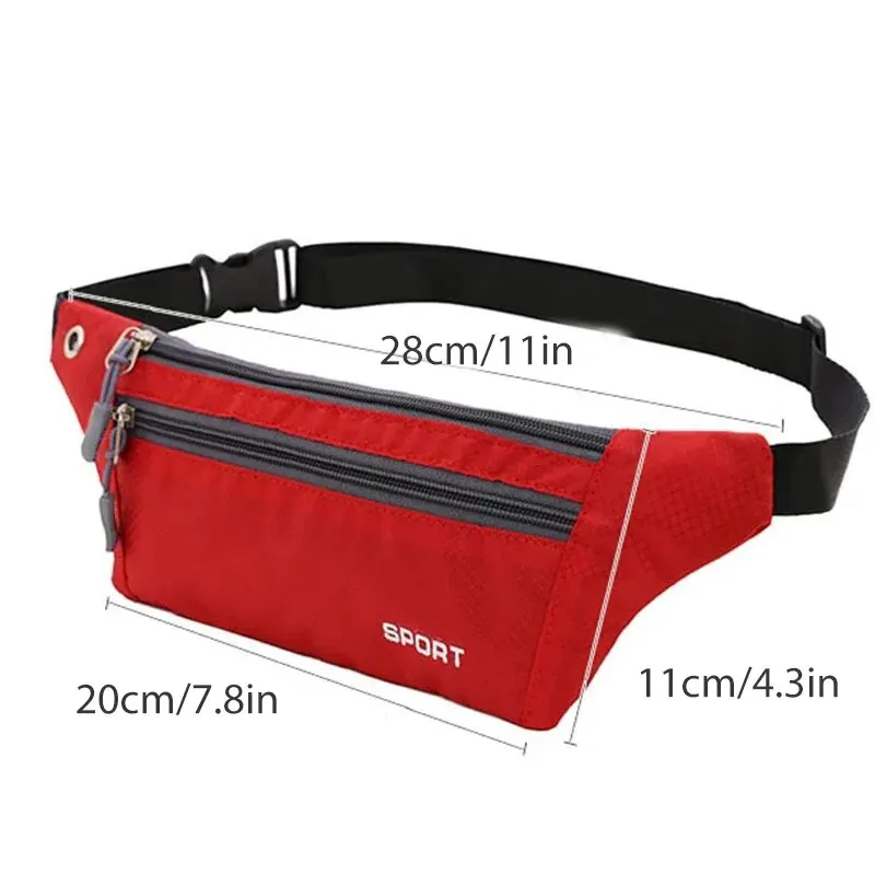 다기능 남성용 허리 가방, 나일론 가슴 팩, 러닝 벨트 - Women Accessories Pouch 리뷰 및 가격