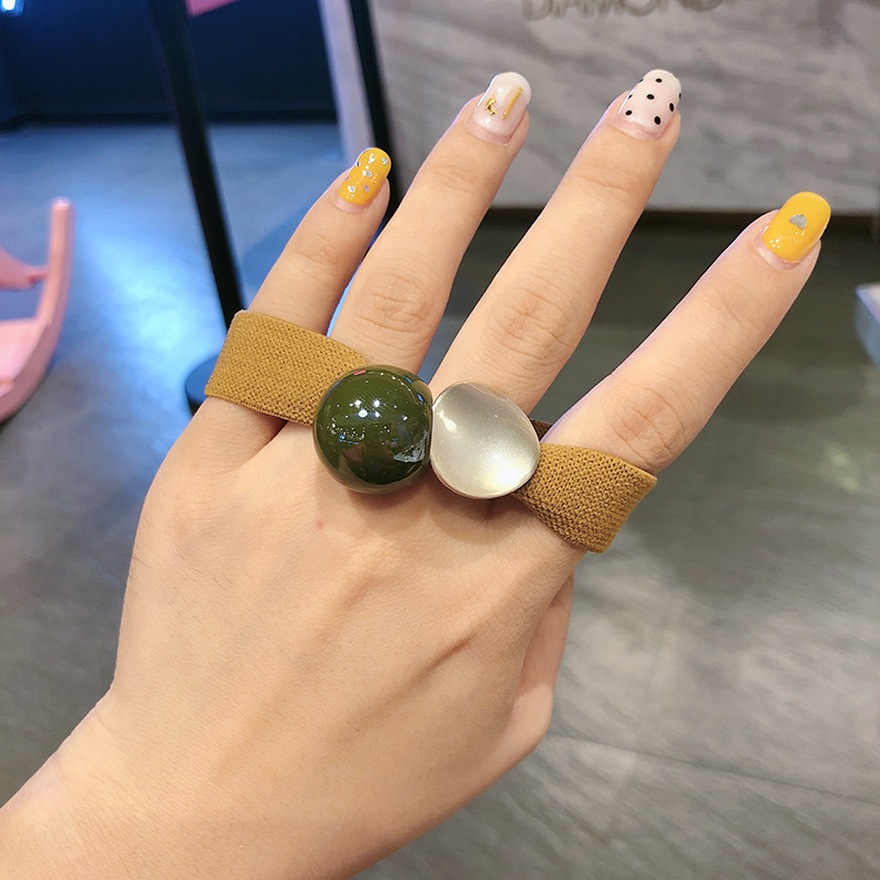 핫세일 한국 심플 스 크런치 여성 소녀 탄성 헤어 고무 - Women Accessories Sale 리뷰 및 가격