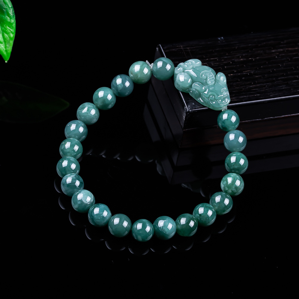 천연 버마산 경옥 픽시우 팔찌 빈티지 부적 여성용 선물 - Women Accessories Jewelry 리뷰 및 가격