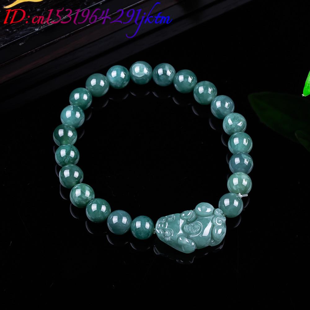 천연 버마산 경옥 픽시우 팔찌 빈티지 부적 여성용 선물 - Women Accessories Jewelry 리뷰 및 가격