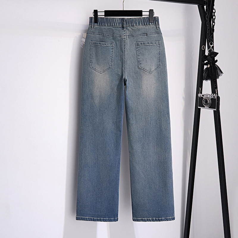 150Kg 플러스 사이즈 여성 봄 가을 청바지 루즈 스 - Women'S Jeans Accessories 리뷰 및 가격