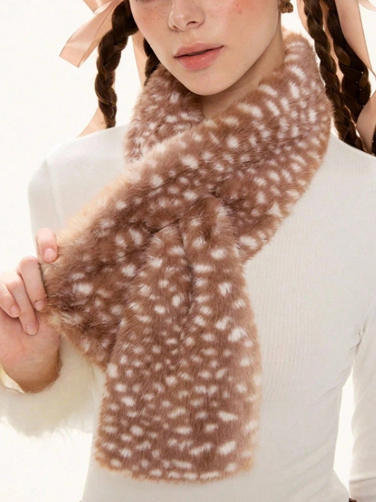 겨울 하라주쿠 엘크 플러시 스카프 크리스마스 선물 사슴 - Women'S Winter Accessories Set 리뷰 및 가격