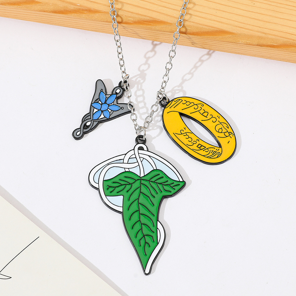 반지의 제왕 엘프 목걸이 패션 크리에이티브 리프 펜던트 - Women Accessories Trendy 리뷰 및 가격
