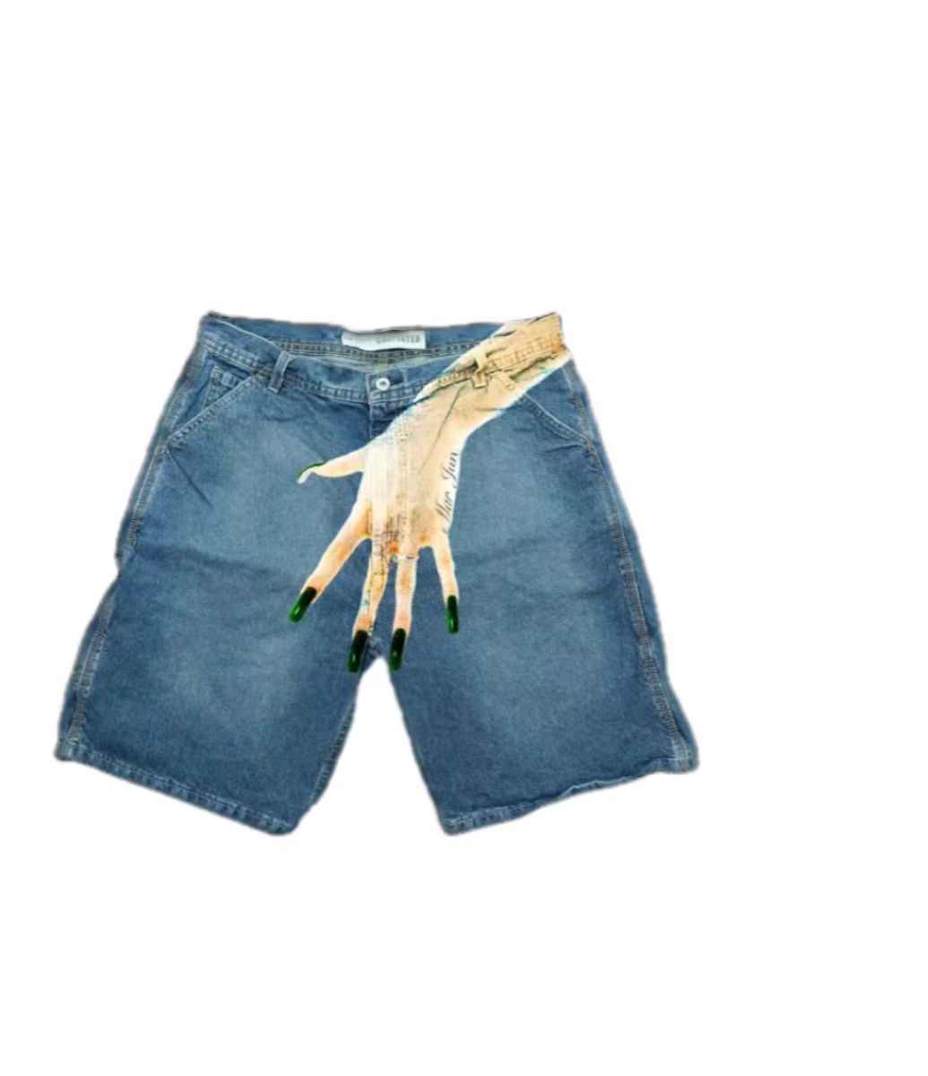 Deeptown Y2k 빈티지 하라주쿠 데님 반바지 여 - Women'S Jeans Accessories 리뷰 및 가격