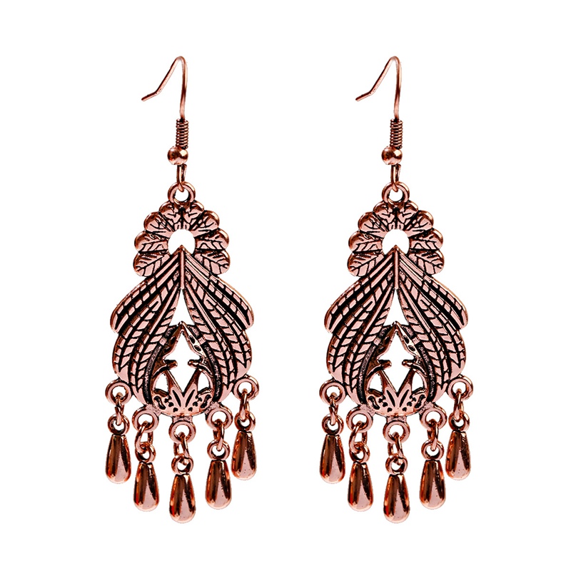 여성용 빈티지 보헤미안 로즈 골드 걸이형 귀걸이, 인도 - Women Accessories India 리뷰 및 가격