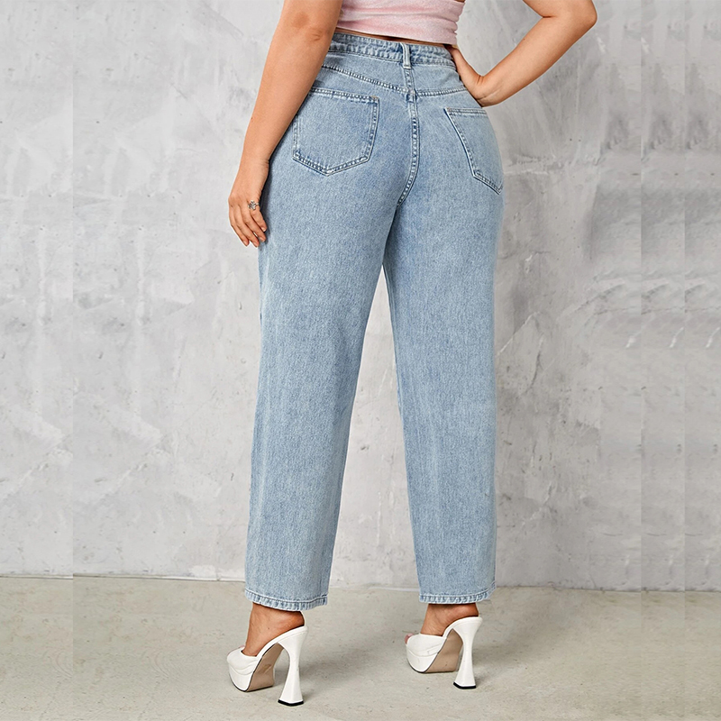 진한 파란색 175cm 높이 신축성 루즈 핏 스트레이트 - Women'S Jeans Accessories 리뷰 및 가격