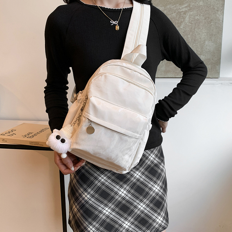 여성용 미니 백팩 2024 패션 다기능 체스트 백 십대 - Women Accessories Pouch 리뷰 및 가격