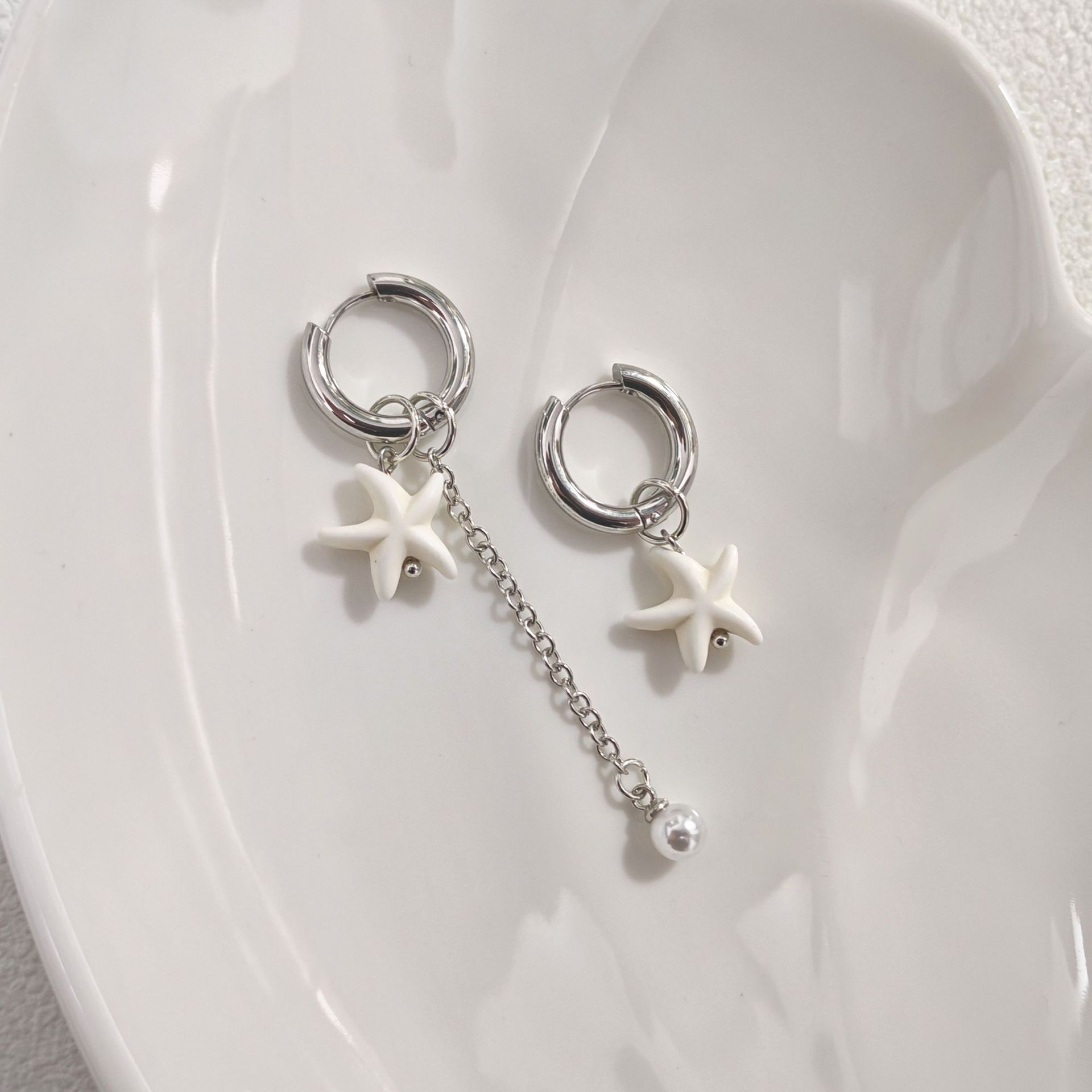 여름 불가사리 드롭 귀걸이 여성 패션 태슬 링 펜던트  - Tassel Earrings Boho 리뷰 및 가격