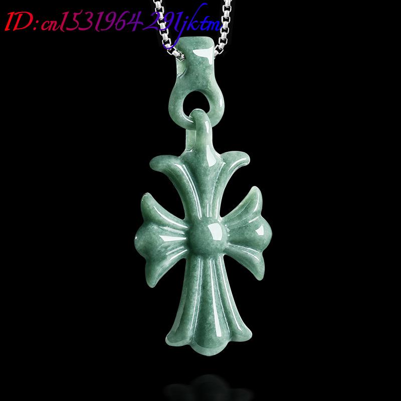 천연 버마산 경옥 십자가 펜던트 목걸이 주얼리 디자이너 - Women Accessories Jewelry 리뷰 및 가격