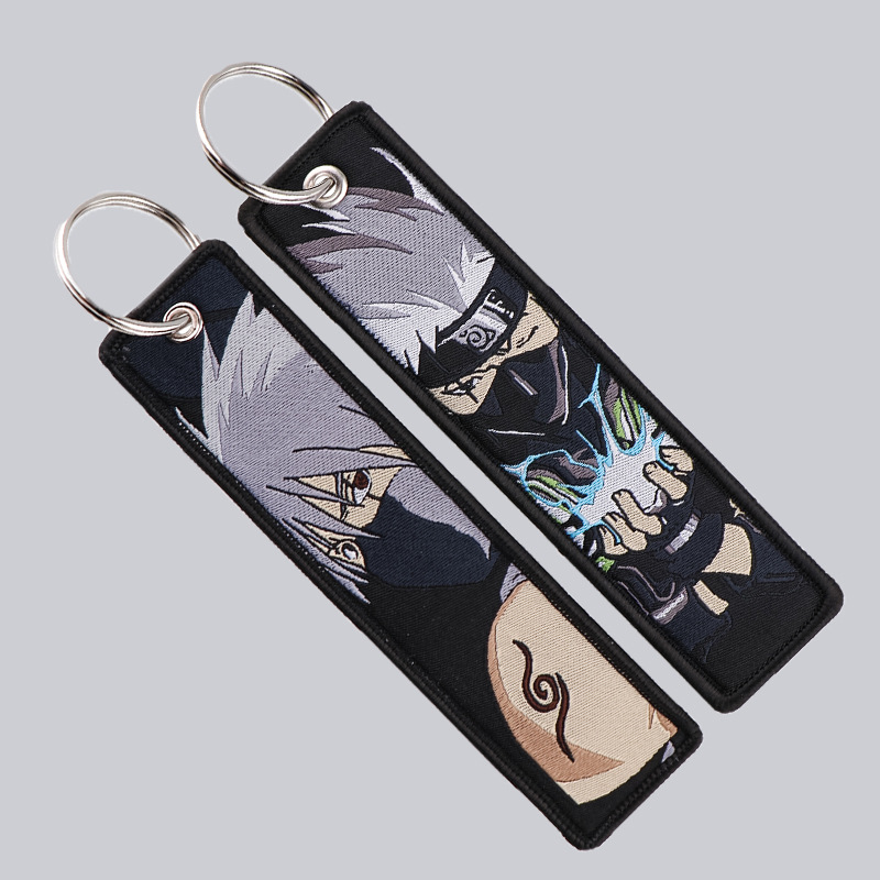 애니메이션 나루토 자수 열쇠고리 멋진 키 태그 여성용  - Women Accessories Sale 리뷰 및 가격