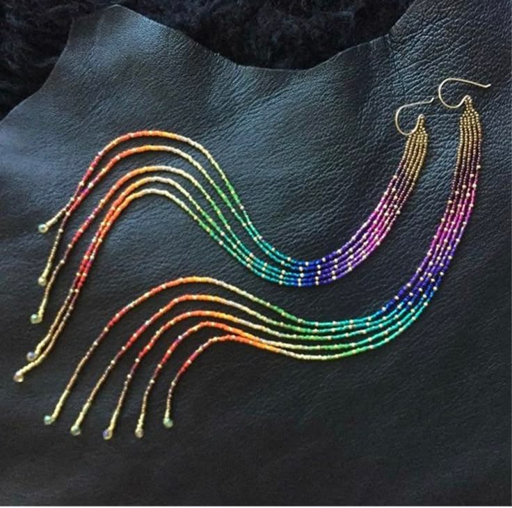 쌀 구슬 귀걸이 그라디언트 색상 Tassels 보헤미아 - Tassel Earrings Boho 리뷰 및 가격