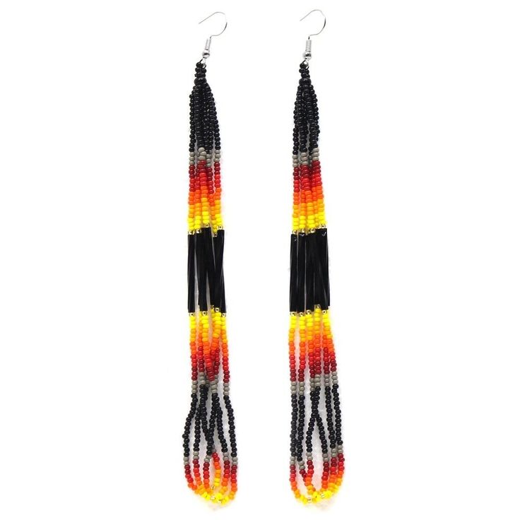 쌀 구슬 귀걸이 그라디언트 색상 Tassels 보헤미아 - Tassel Earrings Boho 리뷰 및 가격