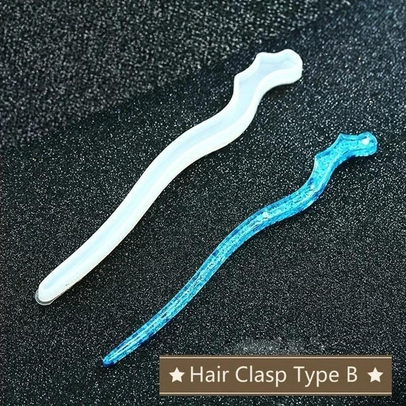 새로운 투명 머리핀 실리콘 특수 금형 수지 DIY 헤어 - Pearl Hair Pin 리뷰 및 가격