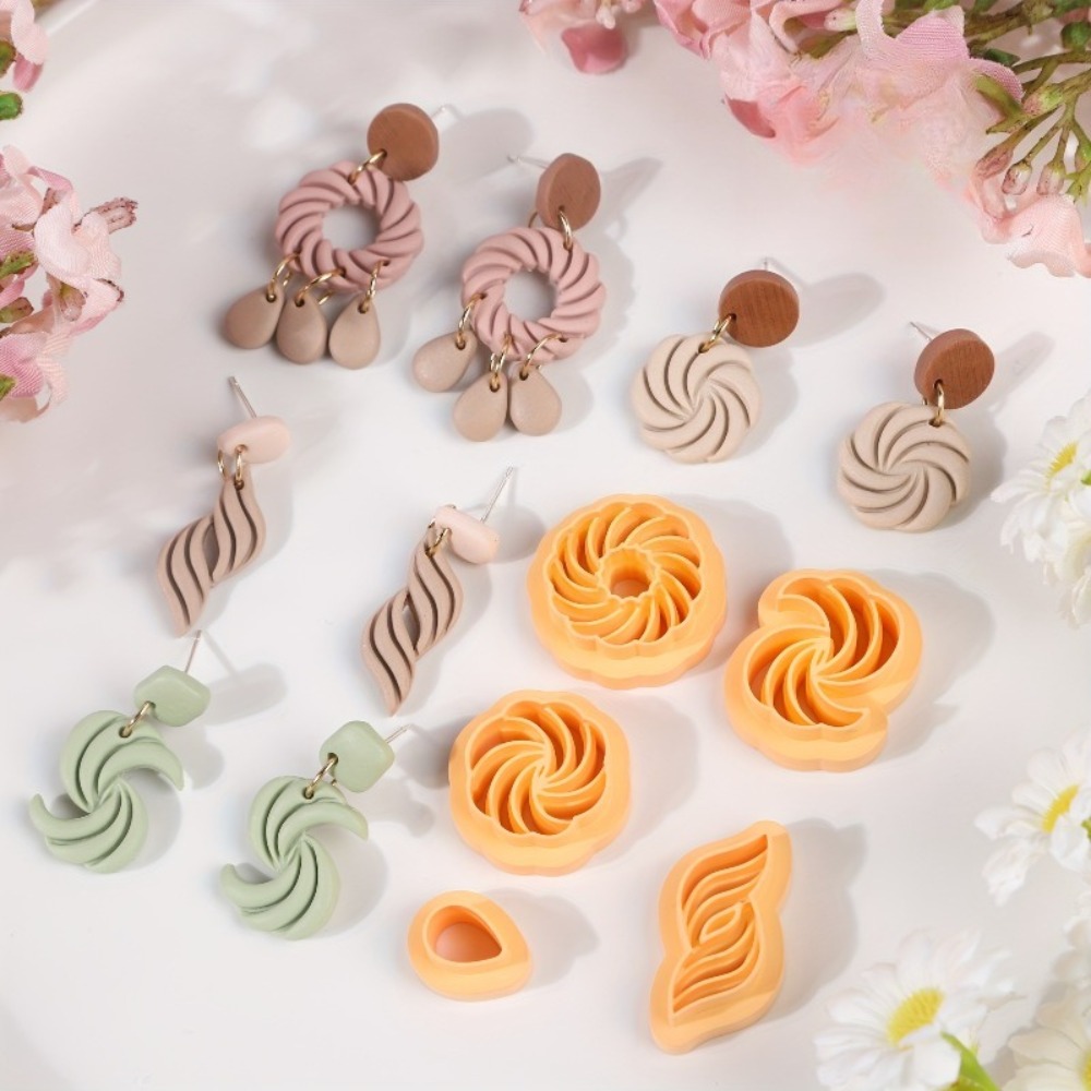 10개 보헤미안 스타일 폴리머 클레이 귀걸이 커터 세트 - Tassel Earrings Boho 리뷰 및 가격
