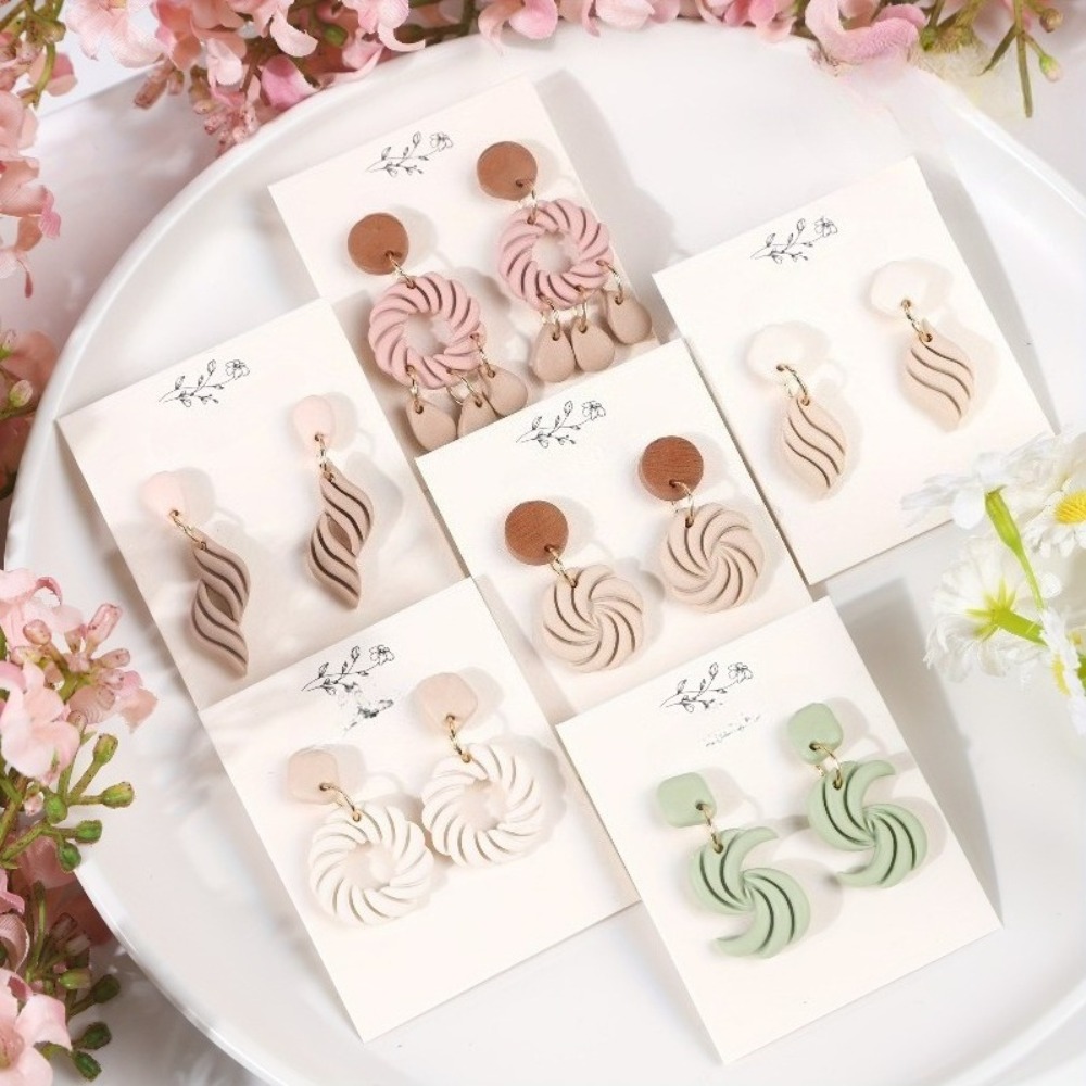 10개 보헤미안 스타일 폴리머 클레이 귀걸이 커터 세트 - Tassel Earrings Boho 리뷰 및 가격