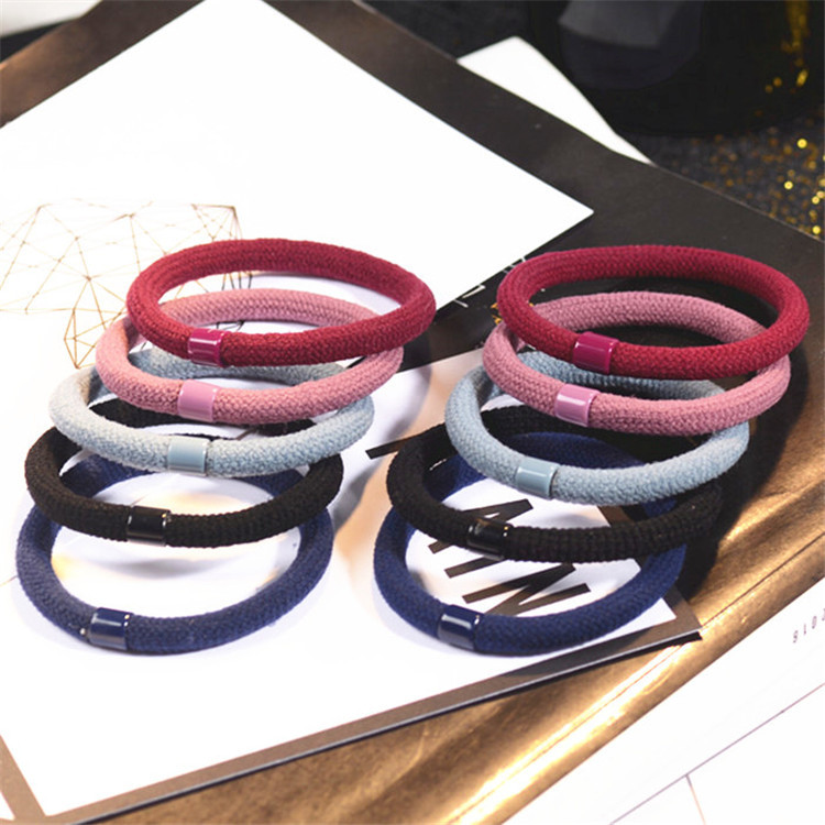 10 개/몫 아이 헤어 밴드 다채로운 탄성 헤어 밴드  - Women Accessories Sale 리뷰 및 가격