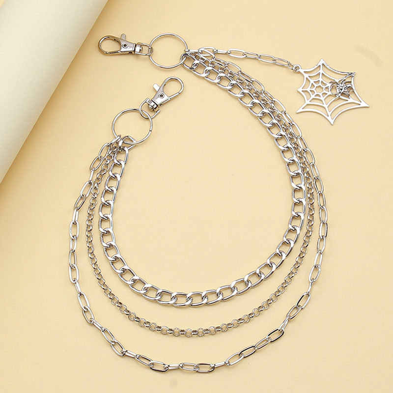 남성용 펑크 메탈 팬츠 체인, 힙합 허리 체인, 스파이 - Women'S Jeans Accessories 리뷰 및 가격