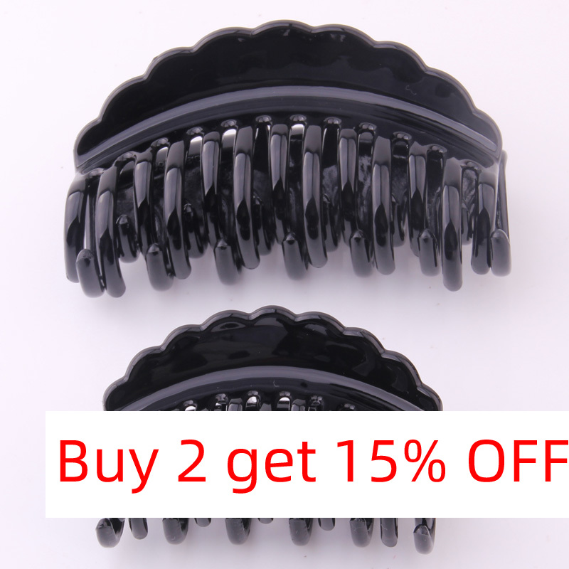 여성용 클래식 헤어 클로, 대형 사이즈, 솔리드 플라스 - Women Accessories Sale 리뷰 및 가격
