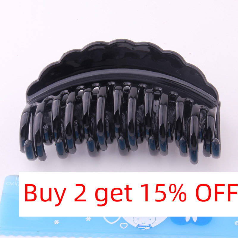 여성용 클래식 헤어 클로, 대형 사이즈, 솔리드 플라스 - Women Accessories Sale 리뷰 및 가격
