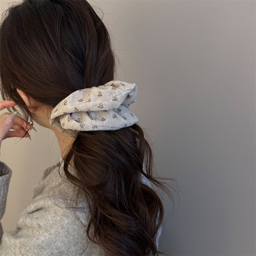 한국 꽃무늬 니트 스크런치 여성 소녀용 탄성 헤어 밴드 - Women'S Winter Accessories Set 리뷰 및 가격