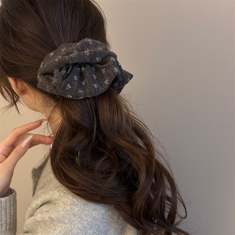 한국 꽃무늬 니트 스크런치 여성 소녀용 탄성 헤어 밴드 - Women'S Winter Accessories Set 리뷰 및 가격