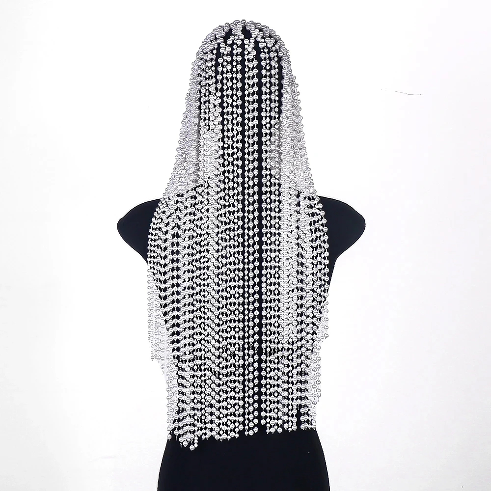 여성용 진주 술 헤드피스, 웨딩 신부 롱 인도 주얼리, - Women Accessories India 리뷰 및 가격