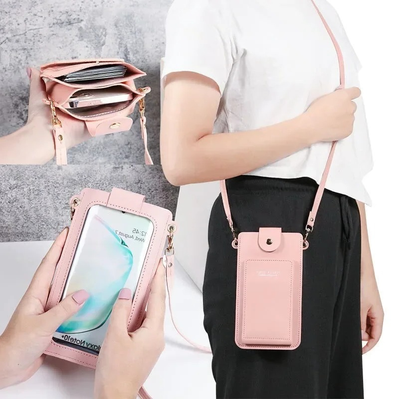 여성용 크로스바디 휴대폰 가방, 소녀용 범용 휴대폰 정 - Women Accessories Pouch 리뷰 및 가격